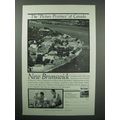 1960 New Brunswick Canada Tourism Ad - Picture ...