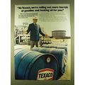 1980 Texaco Oil Ad - Bob Hope - Rolling More Barrels