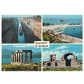 multiview, SOUVENIR OF GREECE .used postcard. 1...