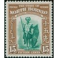 North Borneo 1939 15c blue-green & brown SG 311...
