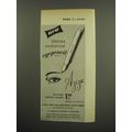 1949 Aziza Eyepencil Ad - New Lifetime Mechanical eyepencil
