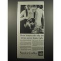 1933 Sanka Coffee Ad - Clever hostess tells why...