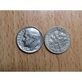 1980p Roosevelt Dime 10 Cents Coin