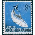 Cook Islands 1967 7c on 8d Long-tailed Tuna SG2...