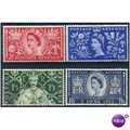 1953 Coronation Set SG532-535 Very Fine Used