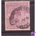 stamps edward VII 2/6d sg262 used hooded canc.c...