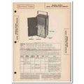 general electric model 140 4-tube am radio sams...