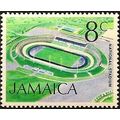 Jamaica QEII 1972 8c National Stadium Mounted M...