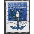 FRA 2003 50c 'HUMAN RIGHTS CHARTER' FINE USED (...