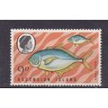 ASCENSION 1970 FISH 3rd SERIES 9d MNH SG127w
