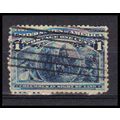 Used 230 1c Columbus in Sight of Land Just Clea...
