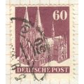 Germany 1948 - 60pf brownish purple - Cologne C...