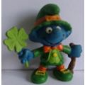 SMURF ' SHAMROCK ' PVC figure (1982)