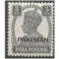 Pakistan 1947 SG1 3 Pies Slate Unmounted Mint ...
