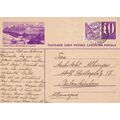 Switzerland 1938 Montana Vermala 10c+10c postal...
