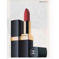 Chanel Lipstick vintage Full Page Print Ad Augu...