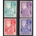 Burma stamps 1946 - SG64/7 - KGV1 'Victory' set...