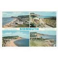 Multiview of Sidmouth Devon Postcard 0348
