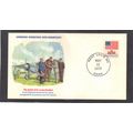 Fleetwood Lindbergh 1325 13c Flag (Cachet-U/A) ...