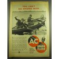 1952 AC Spark Plugs Advertisement - You can't go wrong with