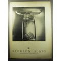 1951 Steuben Glass Advertisement - Christmas Font by Michael Lantz