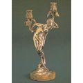 Maurice Bouval French Antique Silver Candelabru...
