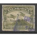 NICARAGUA 1932 AIR SURCH VALE 35c ON 50c SEPIA ...