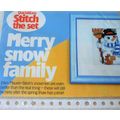 Merry Snow Family Cross Stitch Chart Magazine C...