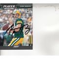 AARON RODGERS 2017 PLAYER OF THE DAY AUTOGRAPHE...