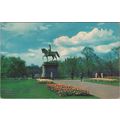 ZAYIX Postcard Washington Statue Public Gardens...