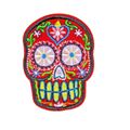 Day Of The Dead Candy Mexican Iron On Skull Pat...