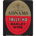 BEER BOTTLE LABEL - ADNAMS BREWERY - TALLY-HO B...