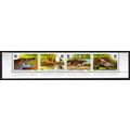 Caribic WWF Crocodile Bottom Strip of 4v with t...