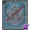 Malta 1922 SG111 2/- Purple & Blue Self Givernm...
