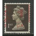 GB 1989 QE2 1st Brownish Black Machin SG 1452.(...