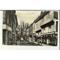 YORK Low Petergate Postcard by Valentine (M 6954)