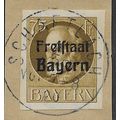 GER (BAVARIA) 1919 75pf KING LUDWIG III' (FREIS...