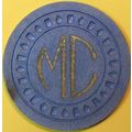 MC(Foy Frazier). Vintage Casino Chip. Fresno, C...