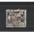 Burma.SG108 4a Elephant hauling log (Brown).Fin...