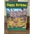 Blank Birthday Cards - Dinosaurs - 0016