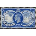 GB, King George VI, UPU 75 years, blue 1948, 2½...