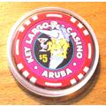 Key Largo $5. Casino Chip - Aruba - Closed - Bu...