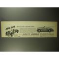 1952 Jowett Jupiter Car Ad - New idea Sports car Go - sedan-like comfort