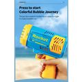 New Blue & Yellow Automatic 40 Holes Bubbles Gun