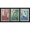 Finland Owl Swan Waxwing Birds 3v 1956 MNH SG#5...