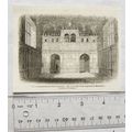 1860s engraving - Leathersellers' Hall, London