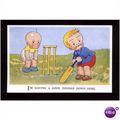 BRIAN WHITE "Nipper" Cricket Postcard by Valent...