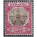 Bermuda 1901 SG32 1d Brown & Carmine Mint No Gum
