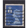 Northern Ireland GB 1971 - 93 3p Blue 2 Bands S...