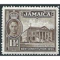 Jamaica 1945 SG134 1 1/2d Sepia Mounted Mint .. ..